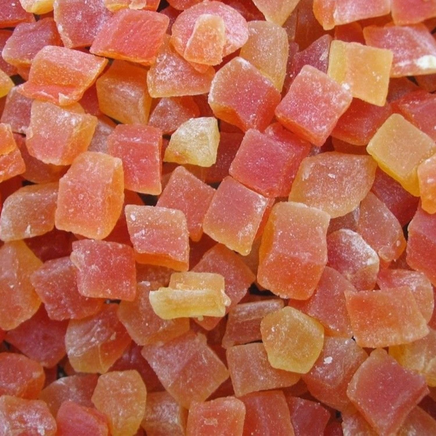 Bongivoanni Farine e Bontà Naturali Papaya Disidratata Cubetti Zuccherata 500g | Snack Esotico Dolce e Morbido | Perfetta per Dolci, Yogurt e Colazioni.