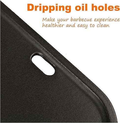 Miniatura 7 de Hisencn Parrilla de hierro fundido para Weber Traveler parrilla de gas portátil, parrilla de cocina para Weber Traveler 9010001, pieza de repuesto