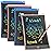 KOKODI 8.5 Inch 4 Pack LCD Writing Tablet for Kids, Colorful Doodle Board, Car Trip Travel Games Learning Toys, Erasable Drawing Pad, Birthday Gifts for Boys Girls Age 3 4 5 6 7 8(Blue & Pink)