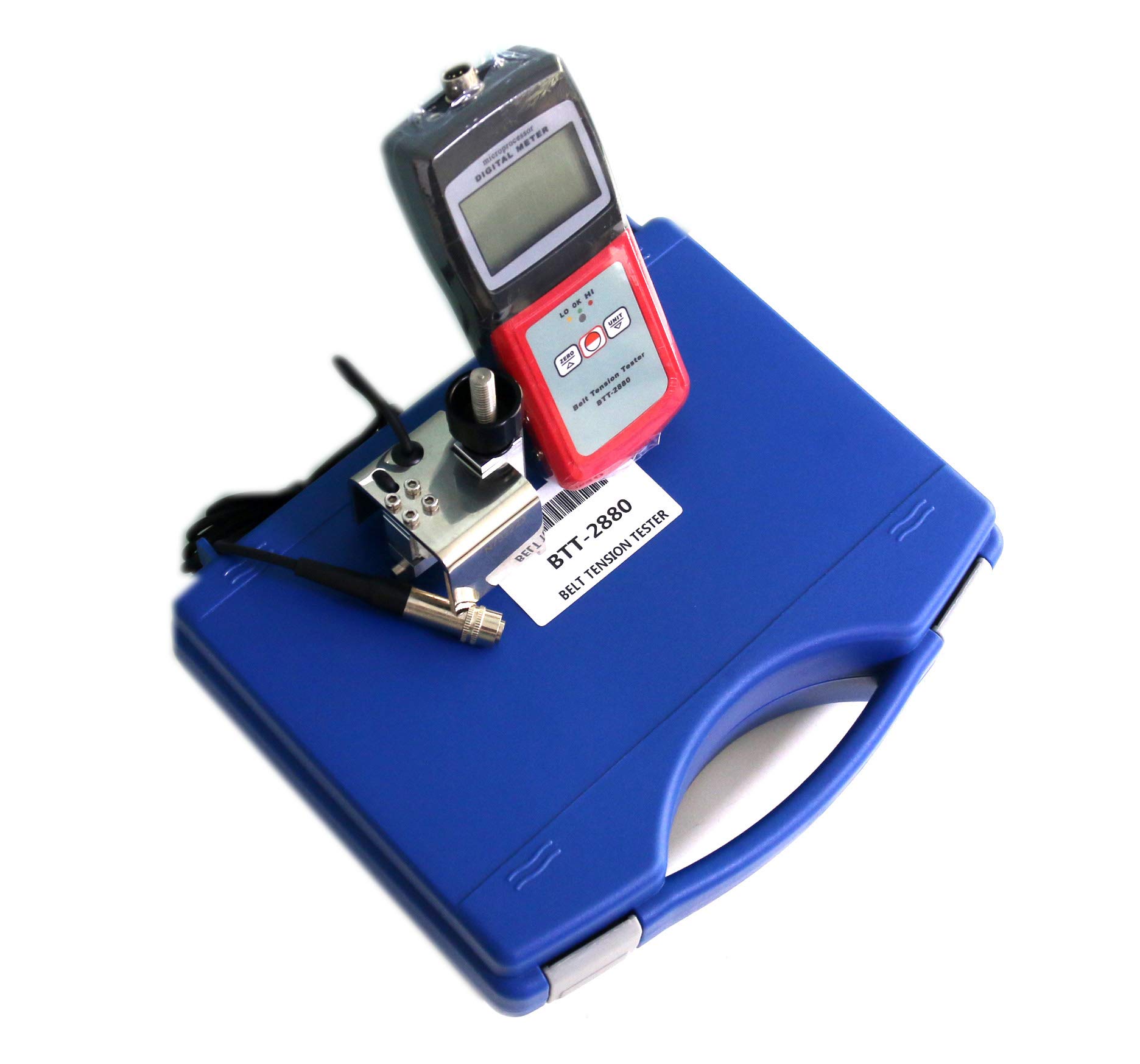 BYQTEC BTT2880 Car Belt Tension Tester Strap Strain Gauge Meter 0750