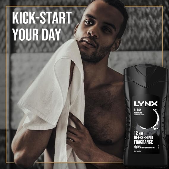 Lynx Black Shower Gel, 250 ml