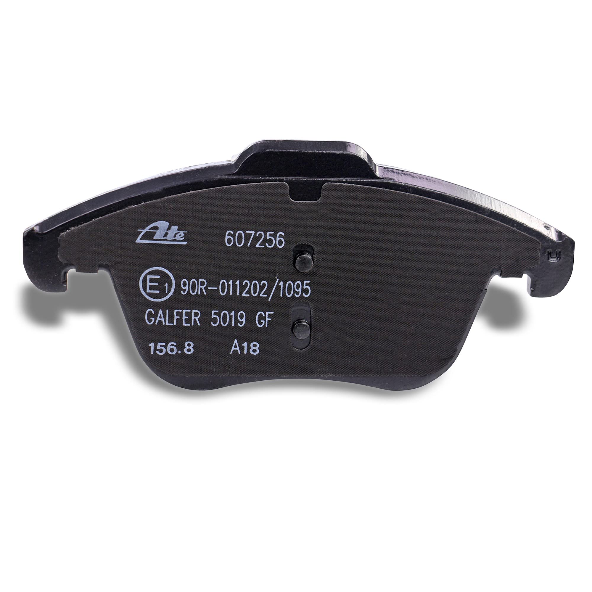ATE Original Bremsbeläge - Belagsatz - für Scheibenbremse - 13.0460-7256.2 - ECE-R90 Straßenzulassung, grau