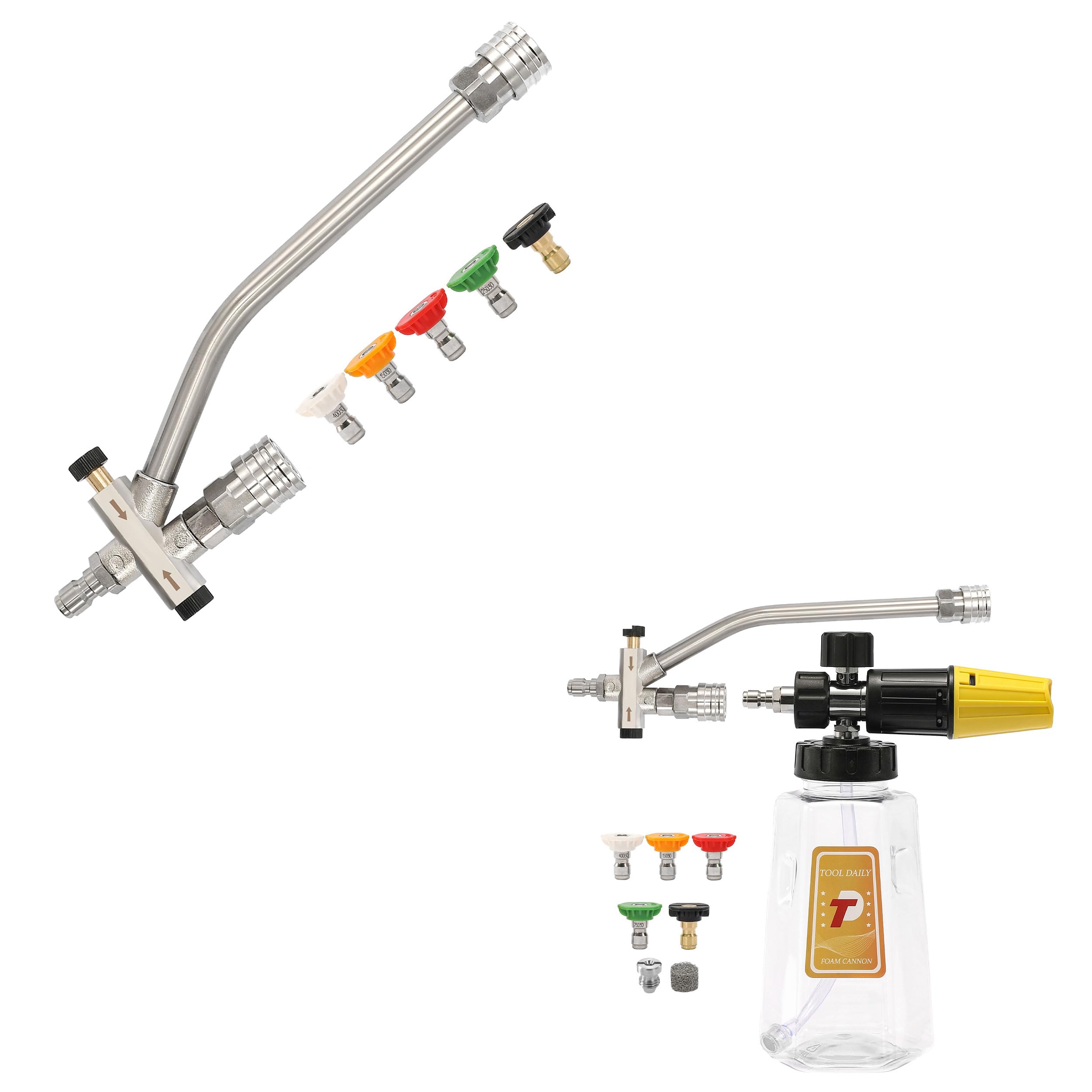 Amazon.com: Tool Daily Foam Cannon Dual-Connector Accessory