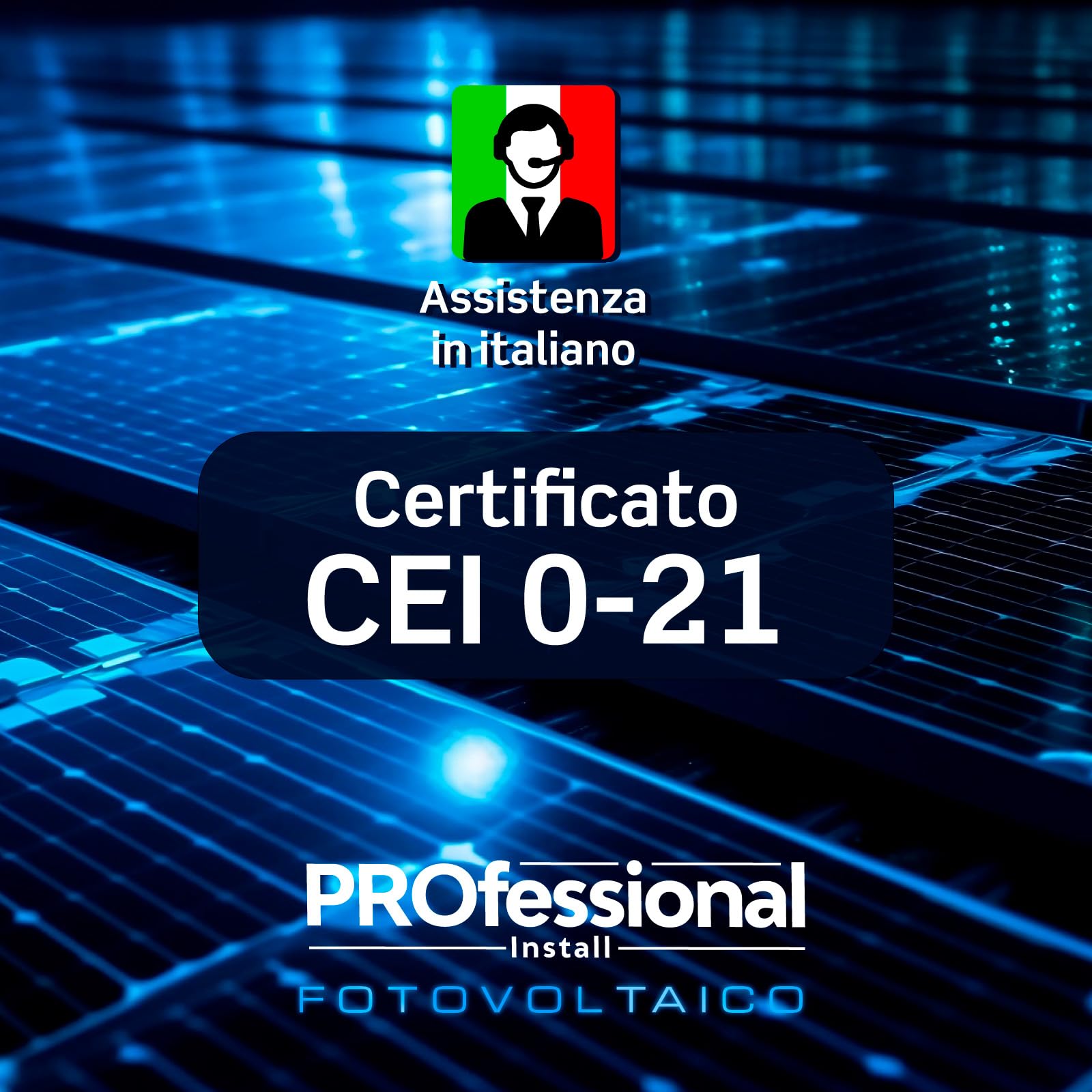 Inverter Fotovoltaico IBRIDO 6 kW Monofase - CEI 0-21 - Display LCD Touch - ON-Grid/OFF-Grid - Garanzia 5 anni
