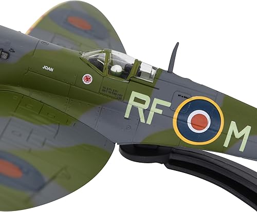 Miniatura 7 de TANG DYNASTY (TM) 172 Supermarine Spitfire Fighter Attack Modelo de avión de metal, Fuerza Aérea Real de la Segunda Guerra Mundial 1941, modelo de