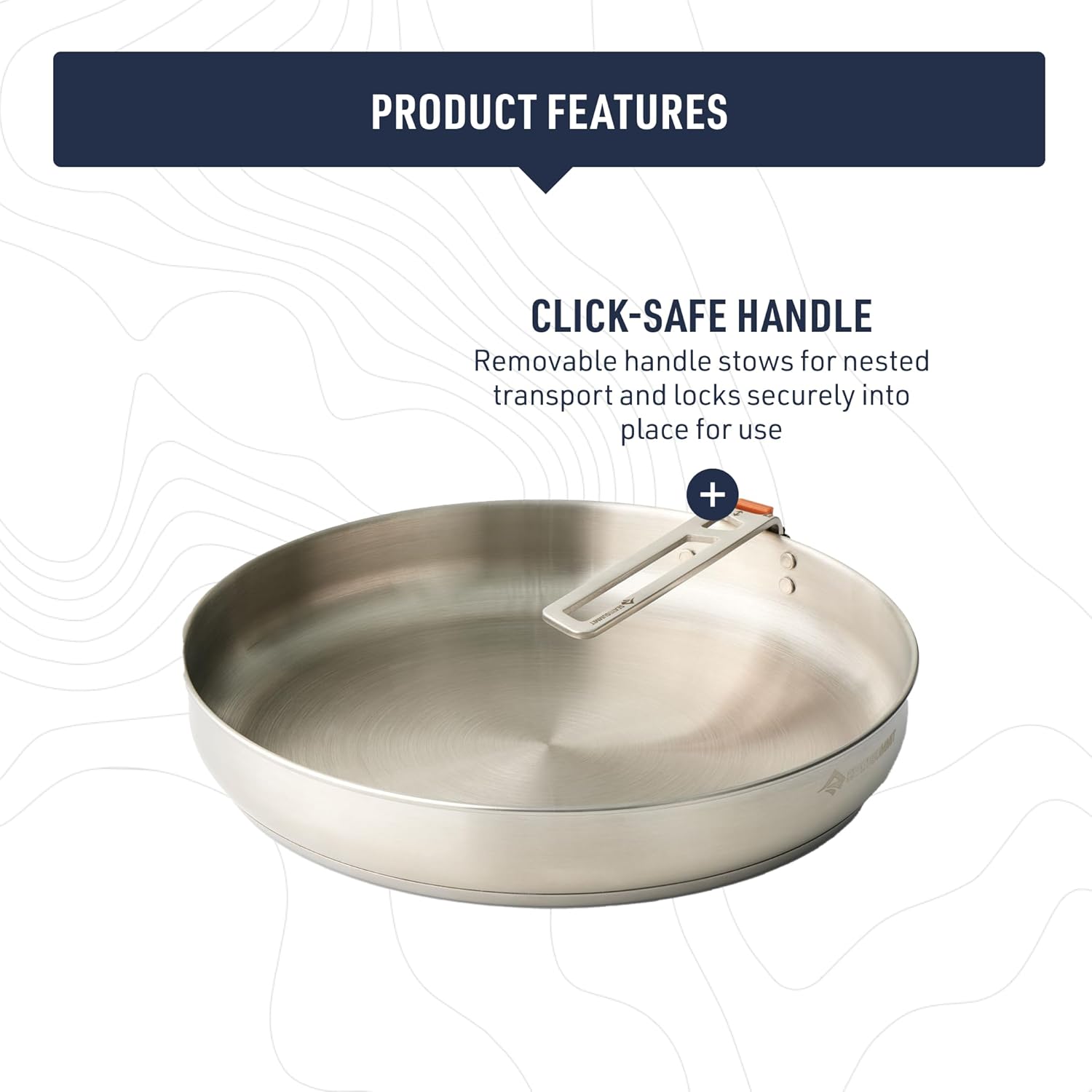 Sea to Summit Detour 10-Inch Stainless Steel Camping Pan