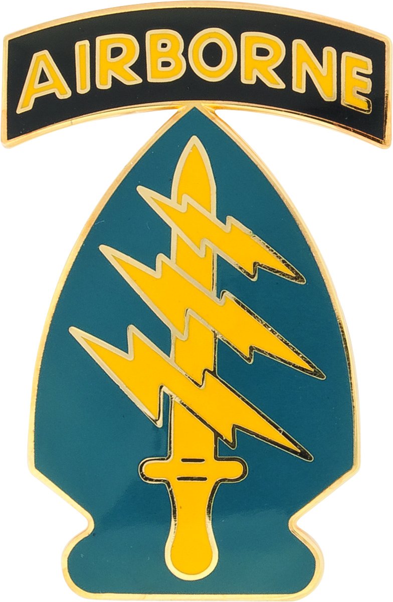 Military Uniform SupplySpecial Forces with Airborne Tab CSIB - Combat Service Identification Badge