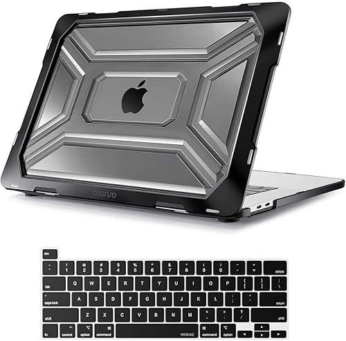 MOSISO Funda compatible con MacBook Pro de 16 pulgadas 2020 2019 versión A2141 con barra táctil e identificación táctil, carcasa rígida de plástico