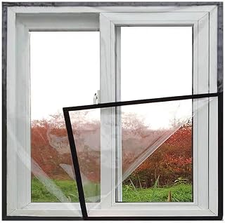 Weatherproofing Window Insulation Kit, Windows Thermal Window Film, Thickening High Permeability Window Insulation Film for Winter, Window Coverings to Keep Cold Out Storm (Color:B,Size: 160x180cm/63x