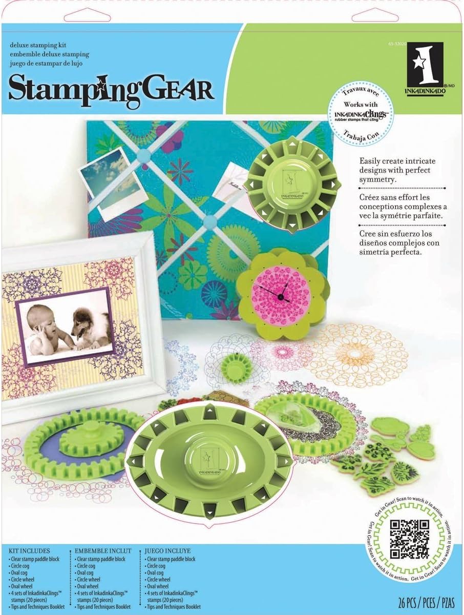 Inkadinkado Stamping Gear Deluxe Set-