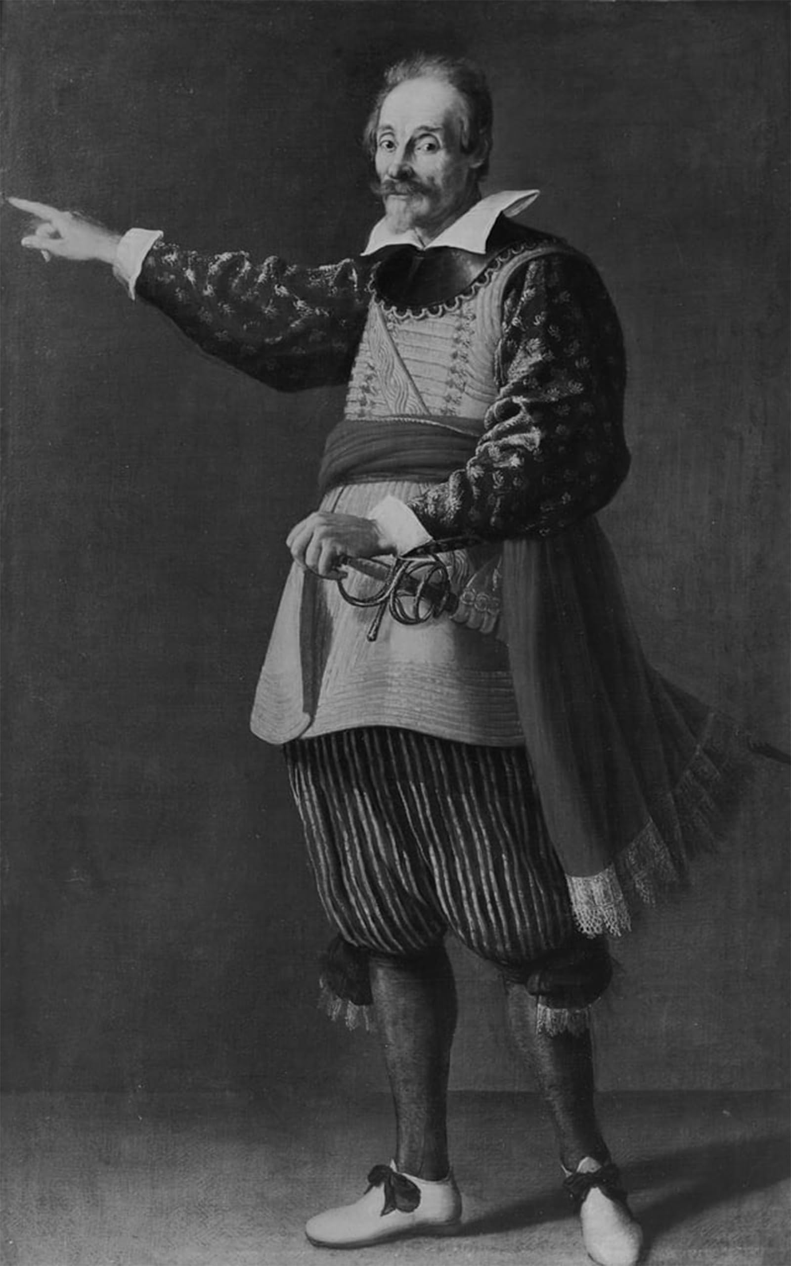POSTERIIk Vintage Print Pop Art Landscape Artwork Portrait of the Marquis Ambrogio Spinola by Diego Velázquez Art Prints for Office Home Decor 60x90cm