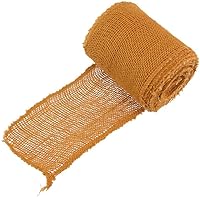 Vista 14 de JubileeYarn - Rollo de cinta de tela de arpillera de yute de 5.5 pulgadas de ancho, 1 rollo de 10 yardas, verde oliva
