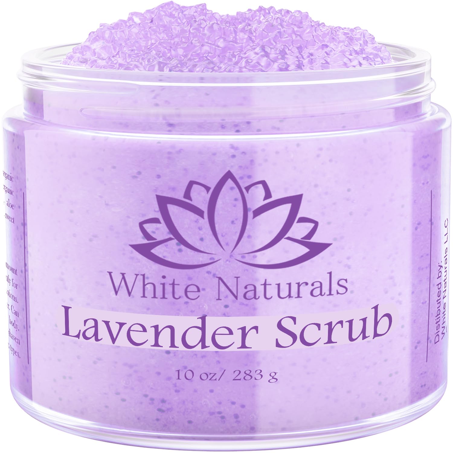 Lavender Oil Body Scrub, Organic Exfoliator for Soft Skin, Pure Exfoliate, Deep Cleanse, Natural Women Exfoliating Dead Sea Salt Face Scrub, Moisturizing Skin, Acne, Cellulite, Scars, LARGE 12oz Jar Lavender Oil Body Scrub, Organic Exfoliator for Soft Skin, Pure Exfoliate, Deep Cleanse, Natural Women Exfoliating Dead Sea Salt Face Scrub, Moisturizing Skin, Acne, Cellulite, Scars, LARGE 12oz Jar