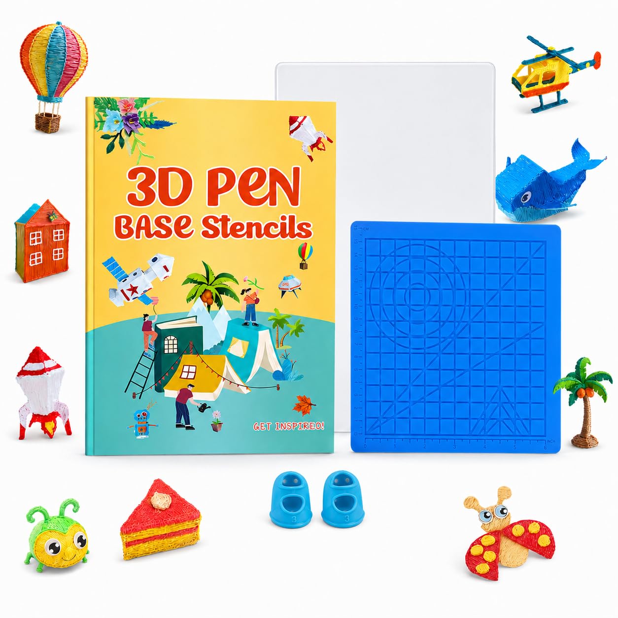 pochoirs stylo 3d set accessoires