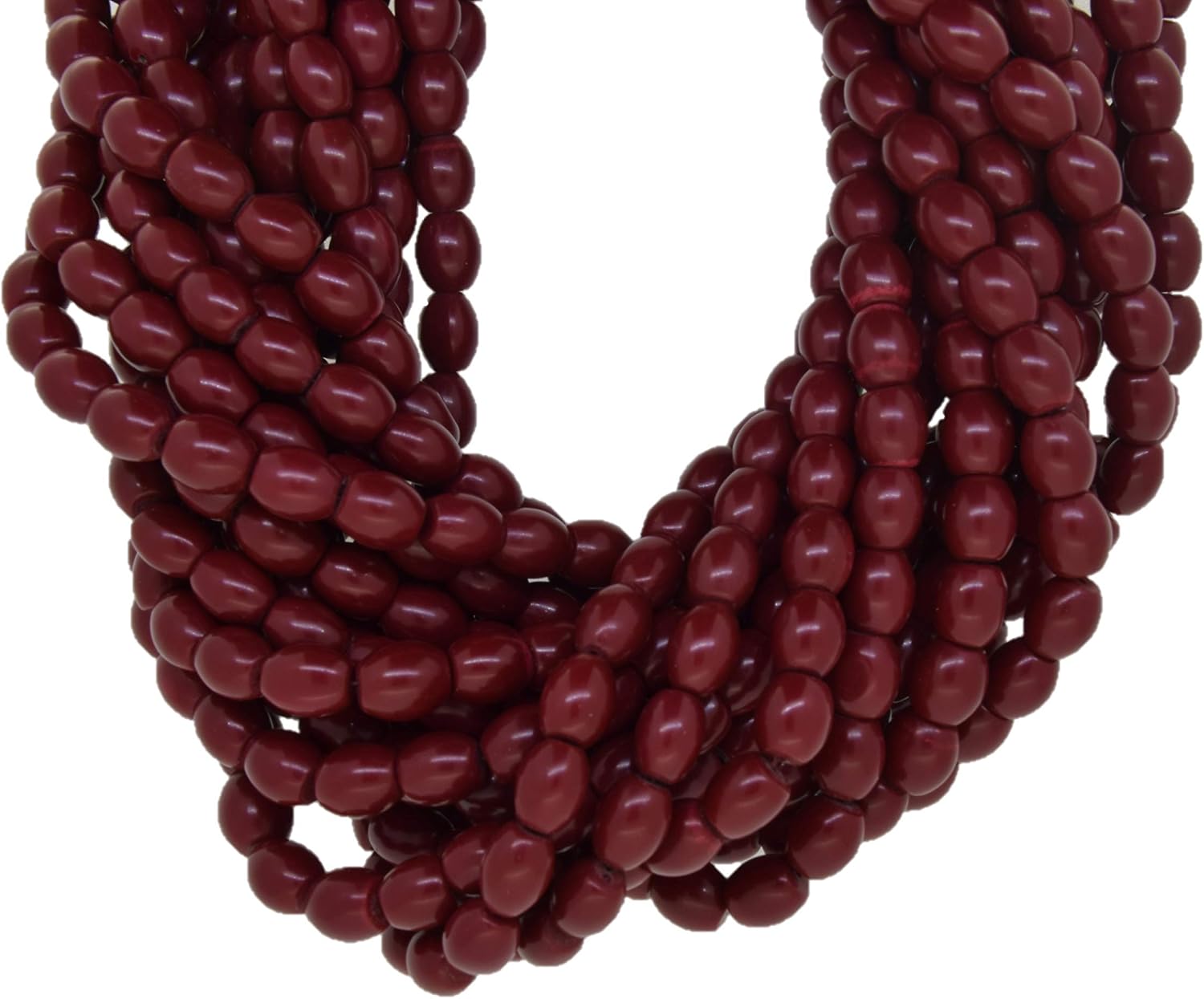 Ruby Quartz Plain Barrel Shape Gemstone Beads for Jewelry Making, Jewelry Supplies, Ruby Quartz Beads 8x10mm Size, 1 Strand Each of 16" Length