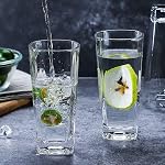12-Pack 8oz Glass Tumbler Set,Heavy Duty Crystal Clear Drinking Glasses for Juice, Smoothies, Shots & Parties – Dishwasher Safe, Ideal for Home, Bar, Restaurant,Party Use