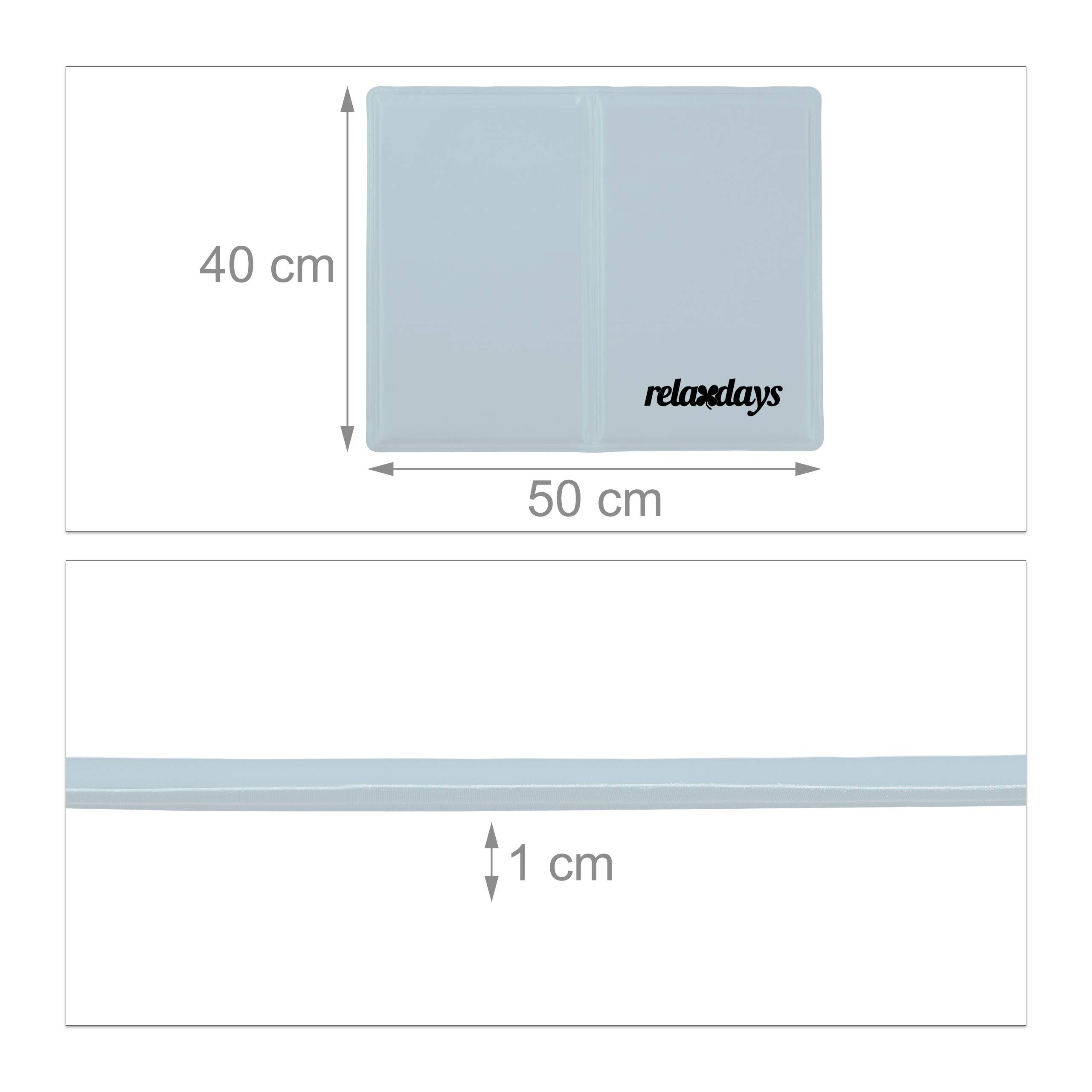 Tappetino Rinfrescante Per Cani E Gatti - Autorefrigerante, 60x100 Cm, Grigio | Gel Senza Acqua, Lavabile - Foto 3