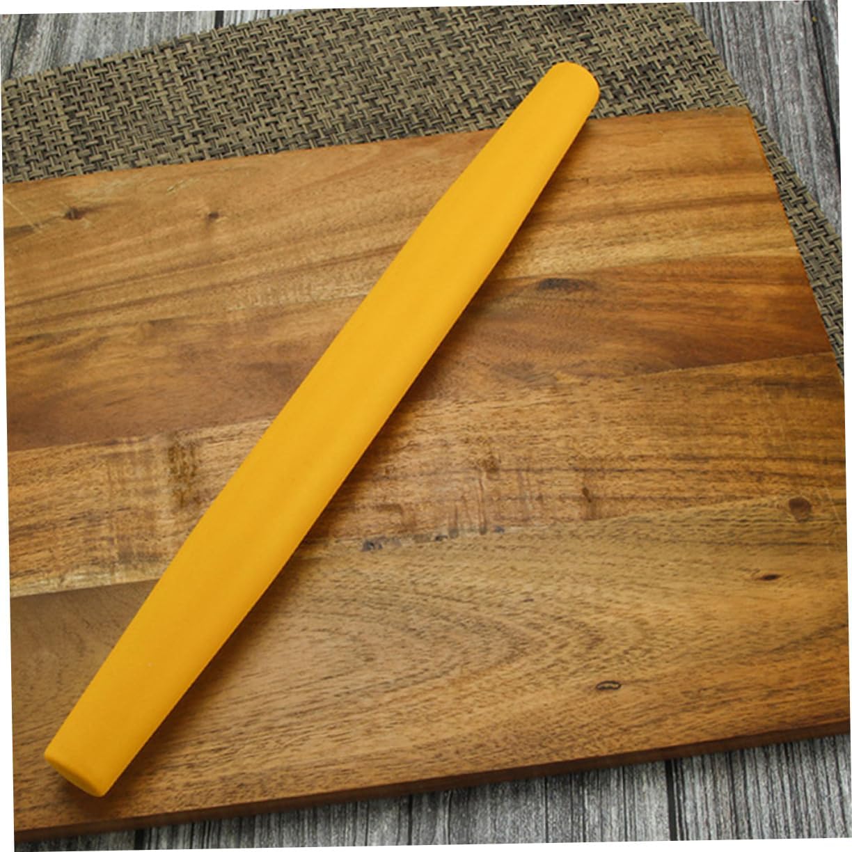 Baking Roller Silicone Rolling Pin Non-stick Surface Rolling Pin for Dough Easy to Hold and Clean