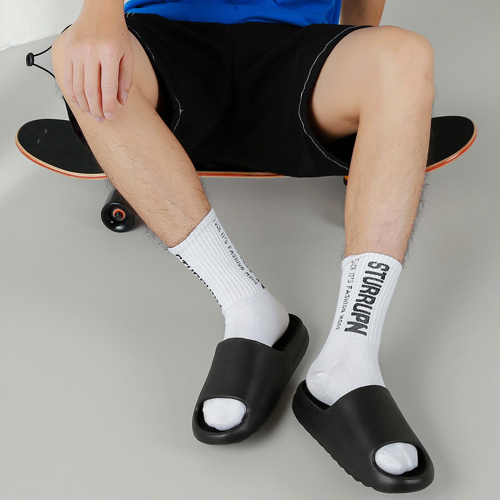 Jesindr Ciabatte Uomo Donna Estive Mare Pantofole Cozy Slides Casa Foam Slide Piscina Scarpe Nuvola Slippers Gomma Sliders Estivi Sandali