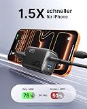 INIU Chargeur USB C, 30W 2-Port Prise USB C Chargeur Rapide avec 60W Câble, GaN Tech Super Charge Rapide pour iPhone 17 16 Pro Max, iPad Air, Galaxy S25 S24, Xiaomi 15, Pixel 10, Switch 2 etc - 2