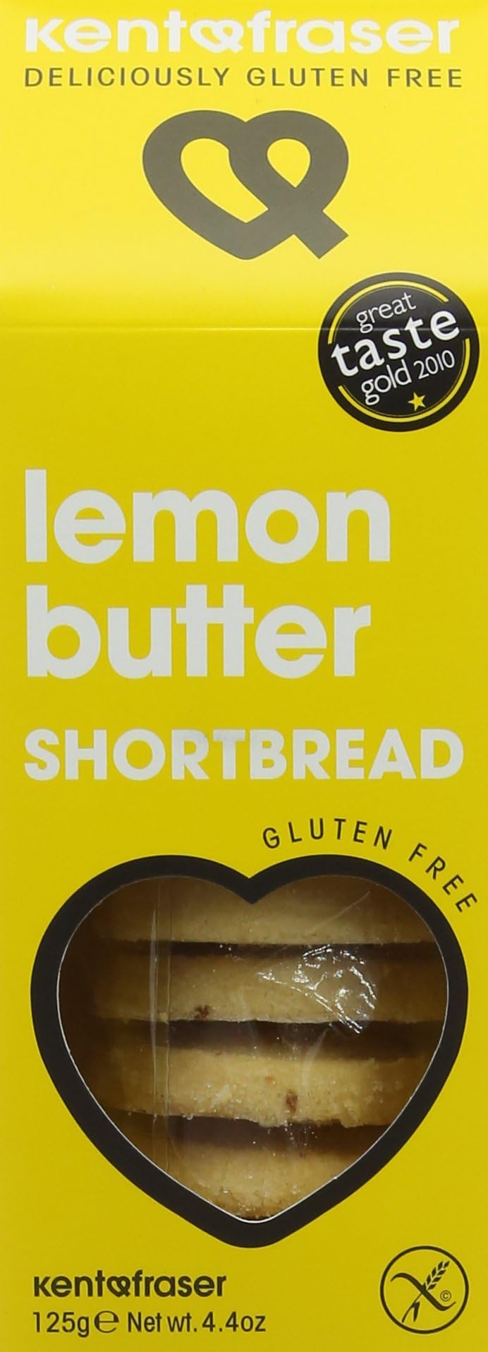 Kentofraser Lemon Butter Shortbread, 125 g