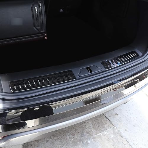 Miniatura 3 de Protector de parachoques trasero cepillado negro de acero inoxidable 304 para Land Rover Range Rover Velar 2017 2018 2019 Accesorios de coche