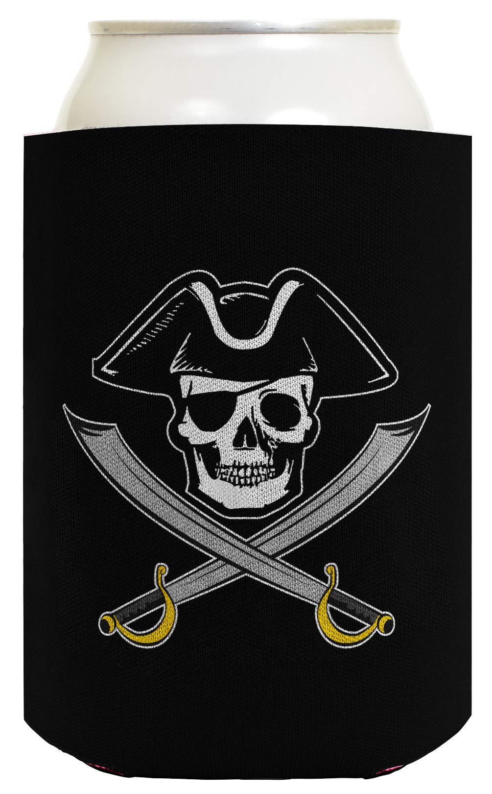 Funny Beer Coolie Pirate Gift Bundle Nautical Sailing Boating Gift Bundle 6 Pack Can Coolie Drink Coolers Coolies Pirate