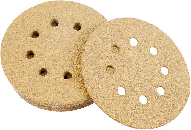 20pcs 125mm Sanding Discs Pads, SurePromise Hook and Loop 40 Grits 8-Holes Sandpaper for Random Orbital Sander