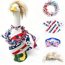 4th of July Porch Porch Goose Outfit Garden Costume & Clothes for 23 Lawn Geese, Yard Decorations, Outdoor Patio & Garden Decor Color B