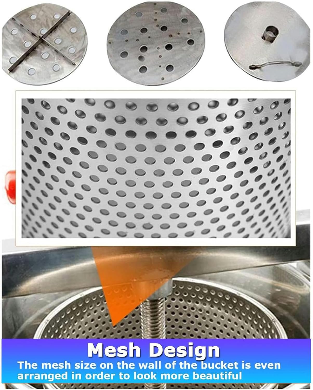 Manual Honey Press Machine, Large Fruit Honey Press Machine, Beeswax Extraction Machine, Household and Commercial Use image 5