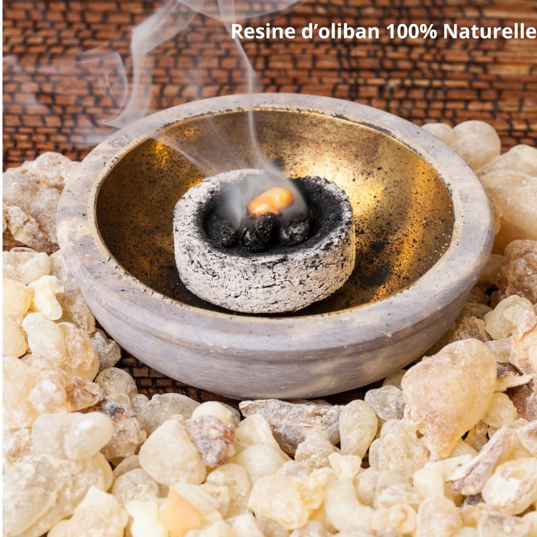 Resine d'Oliban Louban Anti-âge Naturel Purification d'intérieur