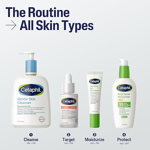 Miniatura 6 de Cetaphil Suero de vitamina C, reduce visiblemente el aspecto de las manchas oscuras y la hiperpigmentación, formulado con niacinamida, diseñado para