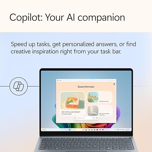 Vista 11 de Microsoft Surface Portátil (2025), Windows 11 Copilot+ PC, pantalla táctil de 13 pulgadas, Snapdragon X Plus (8 núcleos), 16 GB de RAM