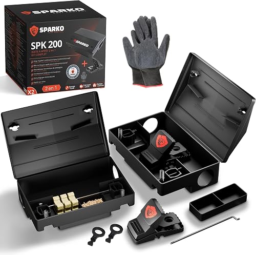 à Appâts Anti Rat et Souris (X2) Boîtes