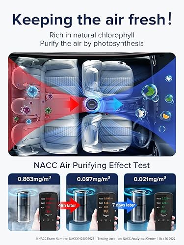 Miniatura 4 de Ceeniu Ambientadores inteligentes para automóvil, ambientadores de coche de gran capacidad de 4.6fl oz para hombres, difusor de coche AI portátil