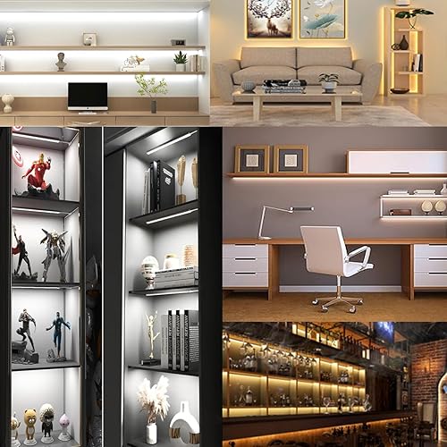 Miniatura 3 de Iluminación para debajo del gabinete, (8) tiras de luz LED flexibles de 12 pulgadas, 20 W, 2000 lm, luz blanca diurna, luces LED duraderas para