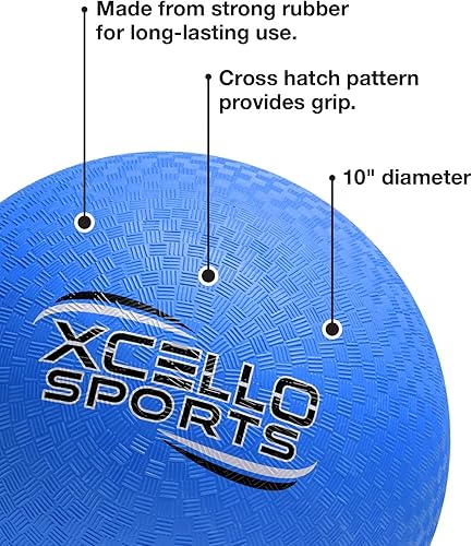 Miniatura 3 de Juego de kickball - Bola de juegos de 10 pulgadas, bases abatibles, discos de marcador de falta, bomba de 12 pulgadas y marcador