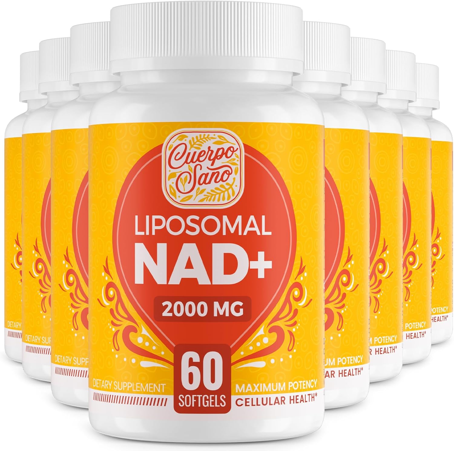 2000 MG NAD Supplement, Liposomal NAD+ with High Absorption, More Efficient Than Nicotinamide Riboside, Pure & Plus Boosting Supplement, Aging Defense, Metabolism & Cellular, 600 softgels
