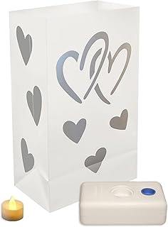 Lumabase 82636 Luminaria Kit, Hearts