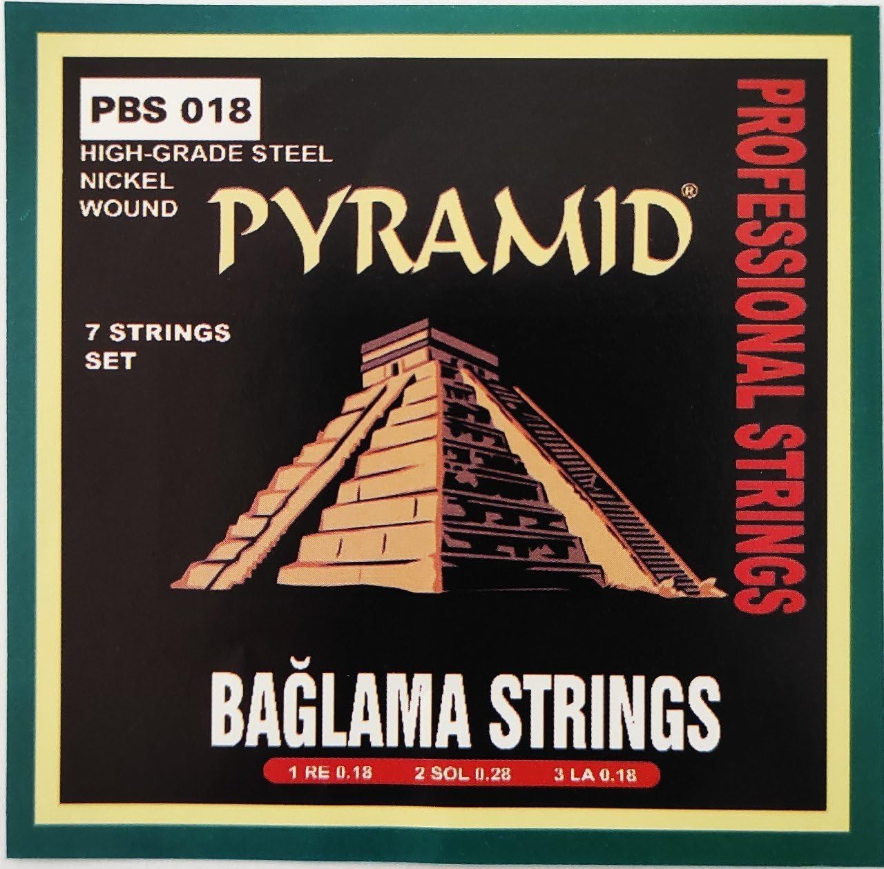 PBS18 018 Kısa Sap için Saz Teli - Orjinal Alman Pyramid
