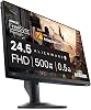 Alienware AW2524HF Gaming Monitor - 24.5 1920x1080 500Hz Overclock 0.5ms Display, HeightTiltRotatePivot Adjustment, 3 Year Advanced Replacement - Black