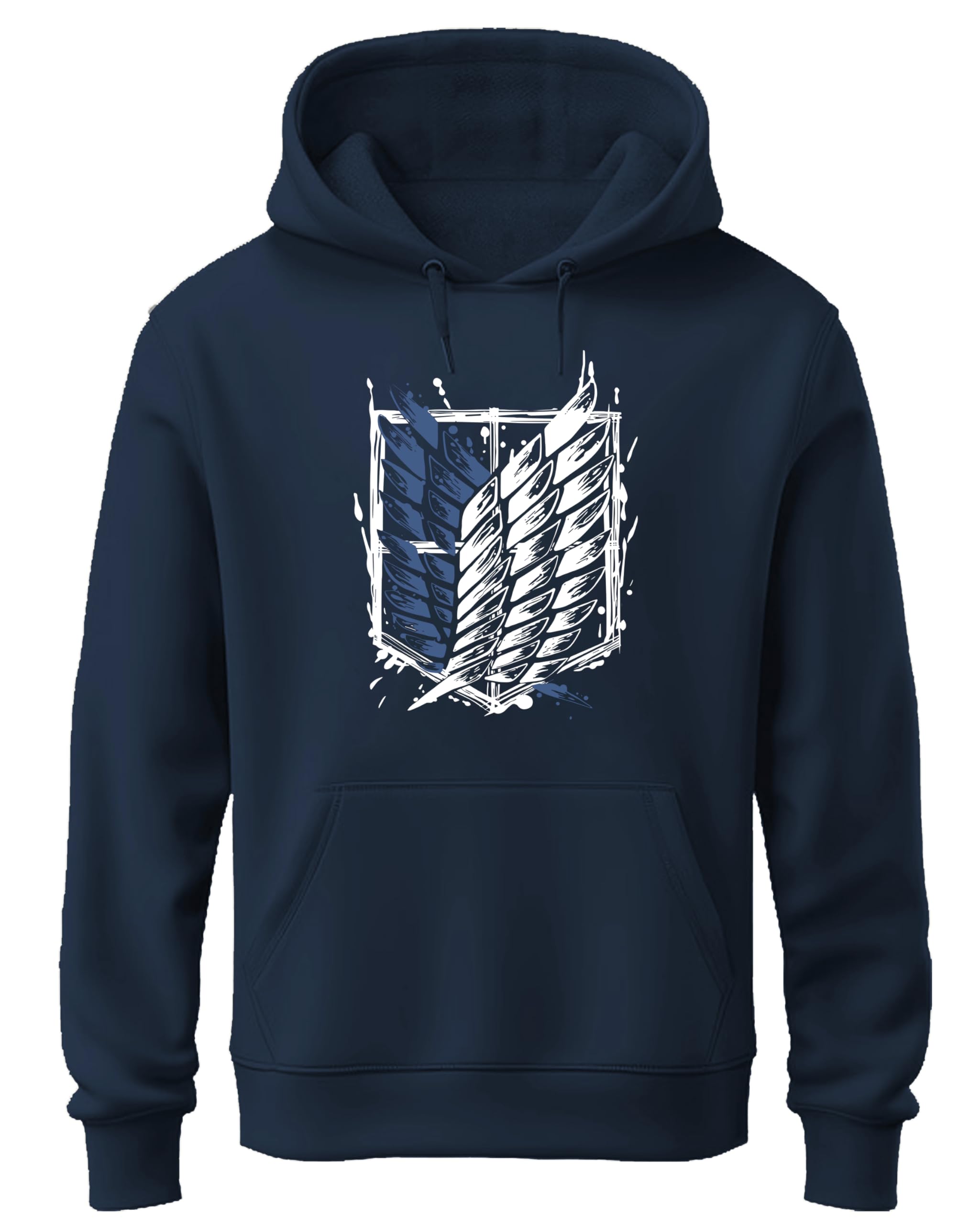khakey Mens Cotton Hoodies | Cotton Sweatshirt with Hood | Attack on Titan Hoodies | Anime Hoodies for Men | P18-picture-24