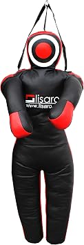 Lisaro Straps Training Dummy Hanging Punch Bag / Training Doll with Loops Size 150 to 160 cm Filled
