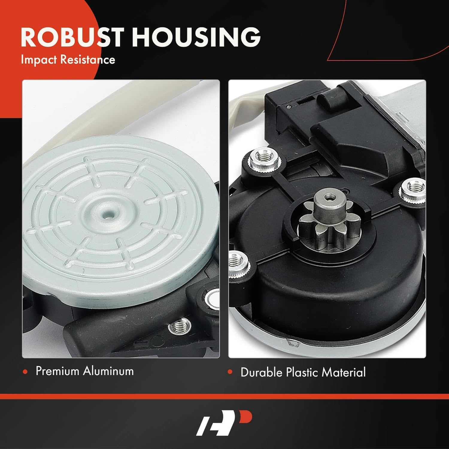 A-Premium Rear Right Power Window Lift Motor Compatible with Toyota Land Cruiser 2001-2007 & Lexus LX470 1998-2007, Passenger Side, with Anti-Clip Function, Replace# 8572060120