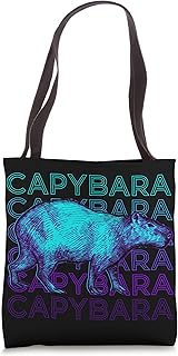 Capybara Retro Tote Bag