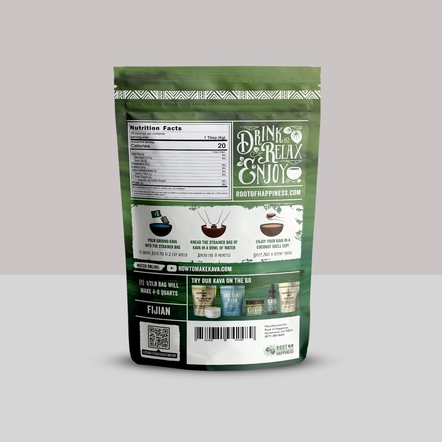 Fijian Kava Powder - Premium 1/2lb - Image 2