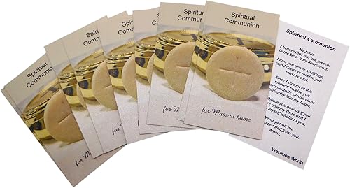 Miniatura 4 de Westmon Works Paquete a granel de oración de misa católica de comunión espiritual para personas mayores, hospitales, pacientes y hogares de