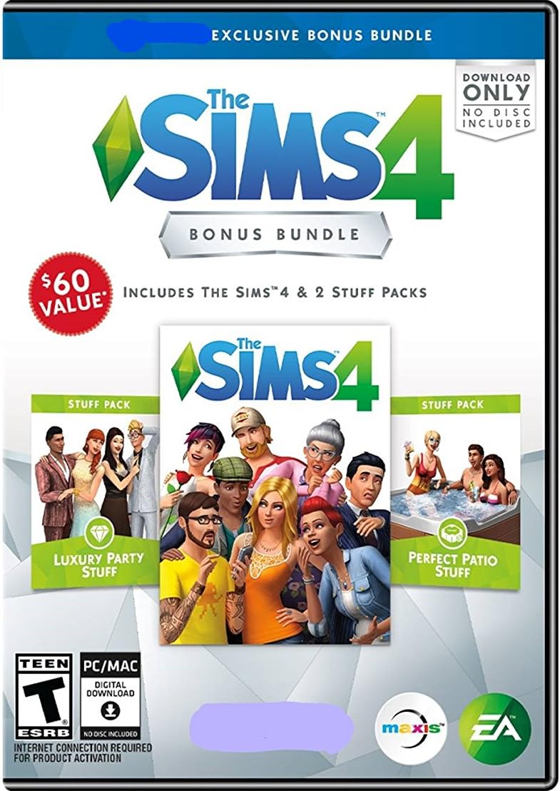 The Sims 4 Bonus Exclusive Bundle PC Game Amazon.co.uk PC & Video