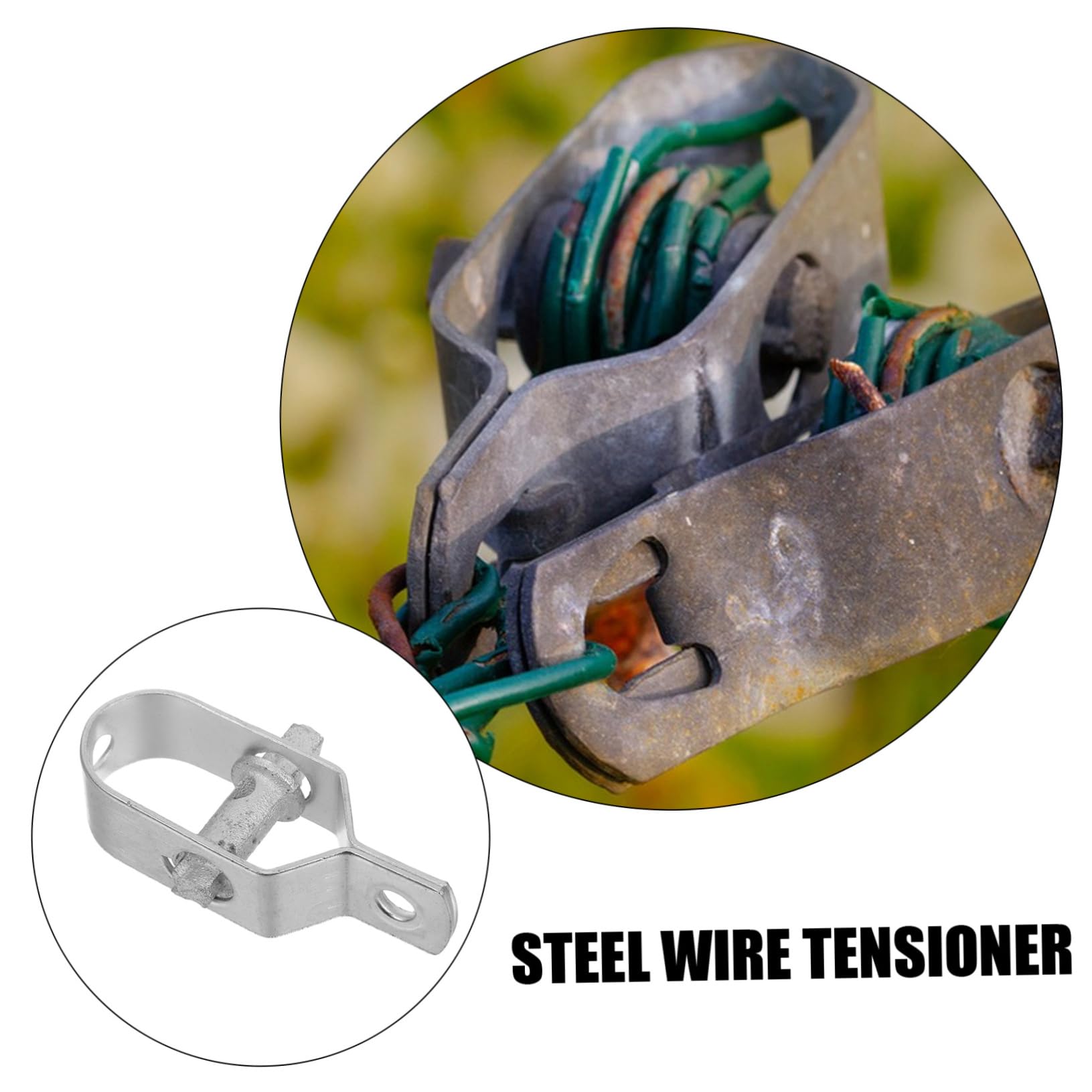 TOYANDONA 6 Ensembles Tendeur De Câble Heavy Duty Tendeur De Câble Acier Pour Tensionneur Professionnel Pour Corde Et Fil Outils Multifonctions Pour Extérieur Et Activités 5 Pièces * 6