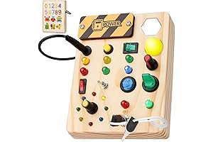 Montessori Toddler Busy Board: Interactive Sensory Toy